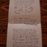 Second page of the card