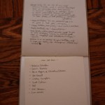 Last page of the card